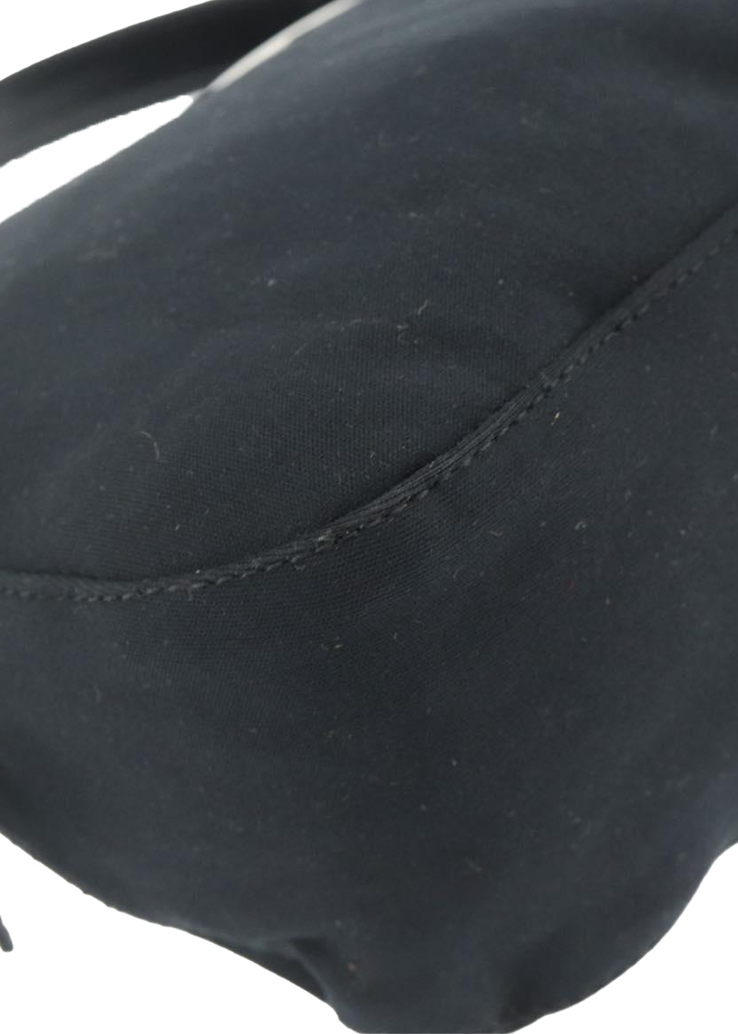 Fendi Black Rounded Baguette