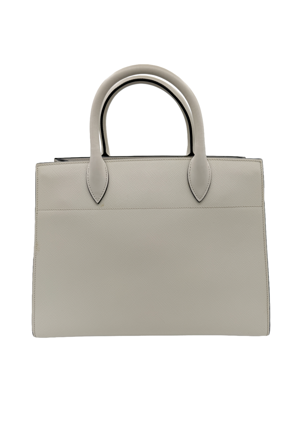 Prada White Saffiano Handbag