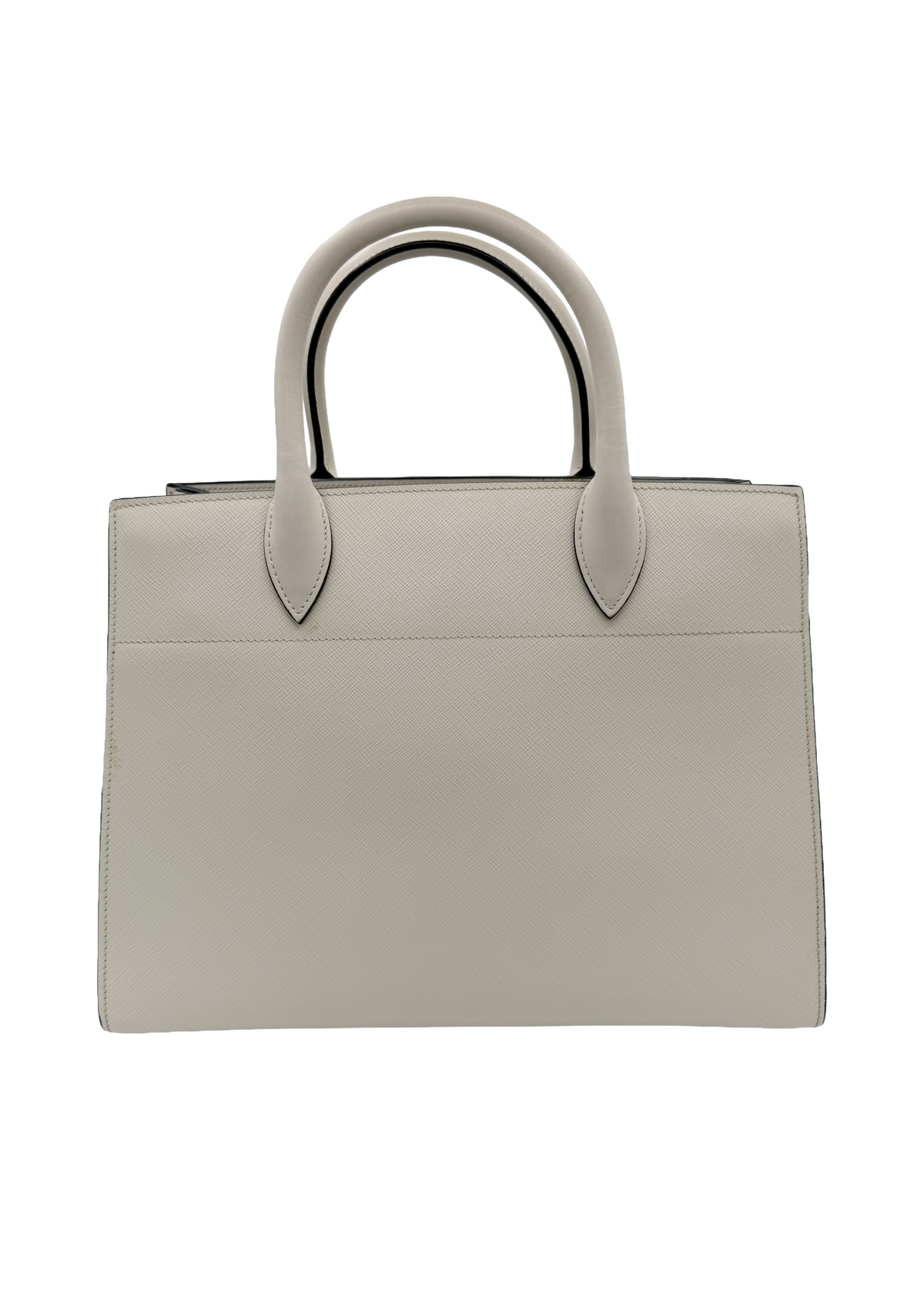 Prada White Saffiano Handbag