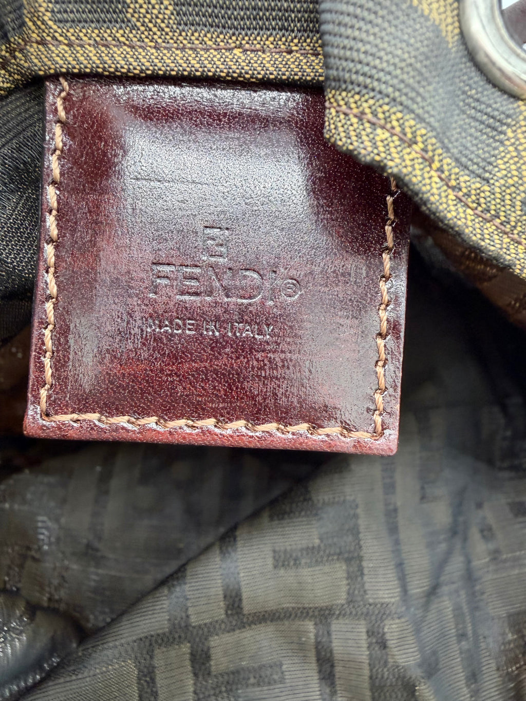 Fendi Brown Zucca Mini Tote