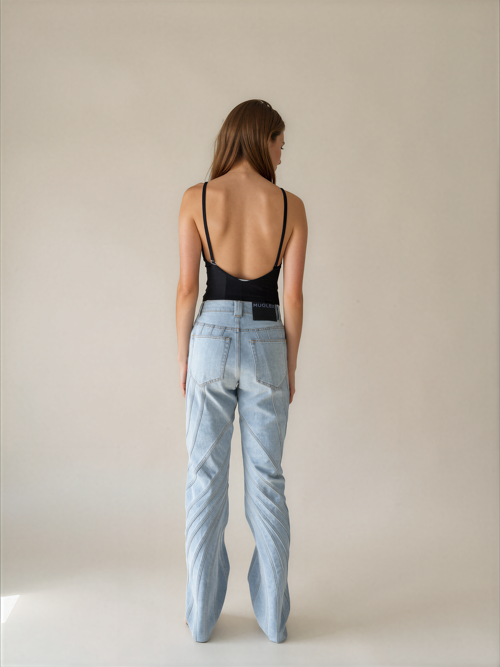 Mugler Blue Jeans