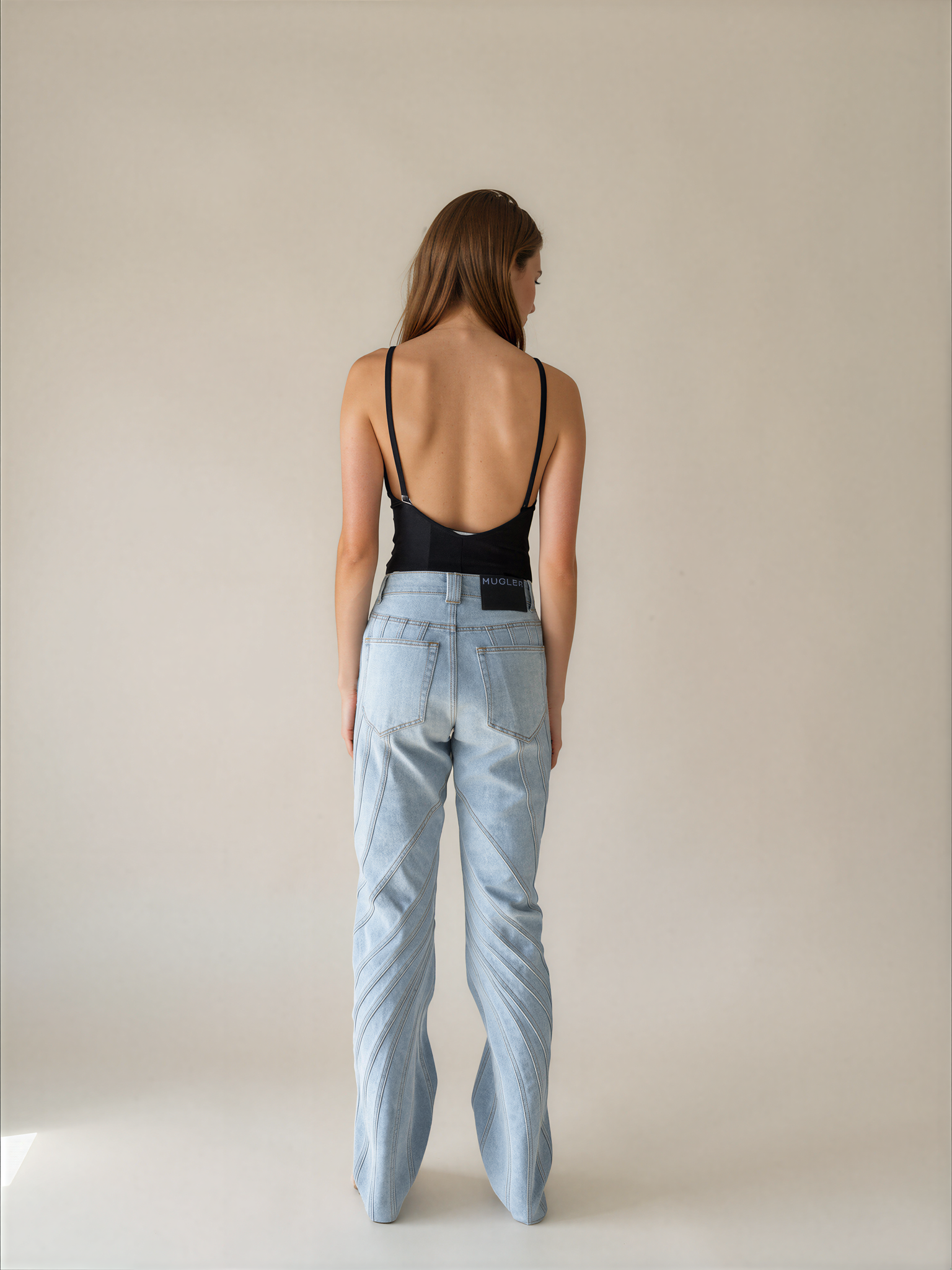 Mugler Blue Jeans