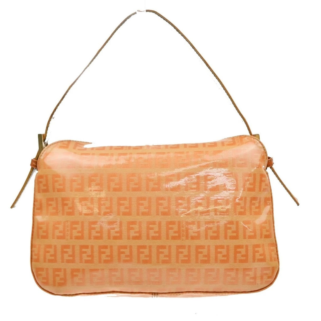 Fendi Pink Zucchino Patent Baguette