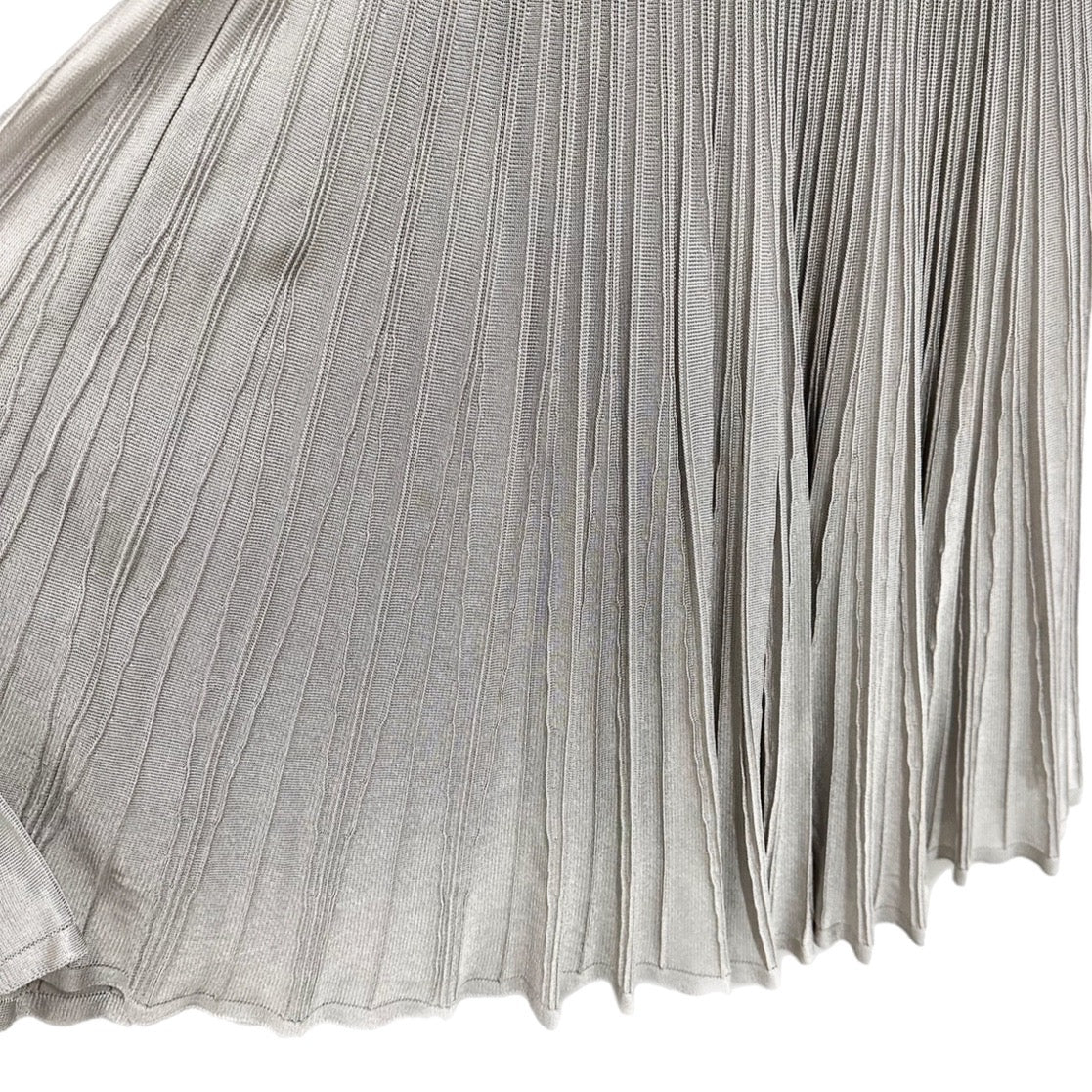 chanel pleated dress Long dress - Silk satin, white Fashion