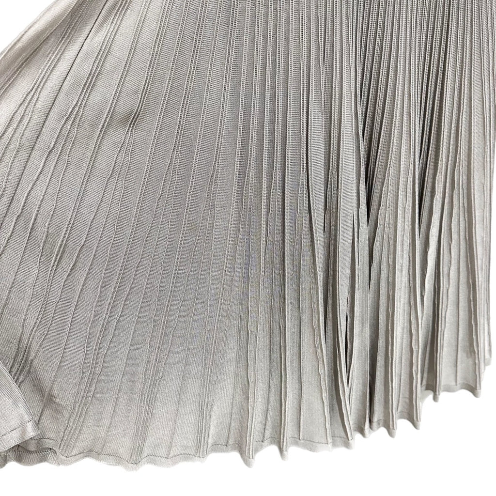 Chanel Silver Pleated Dress