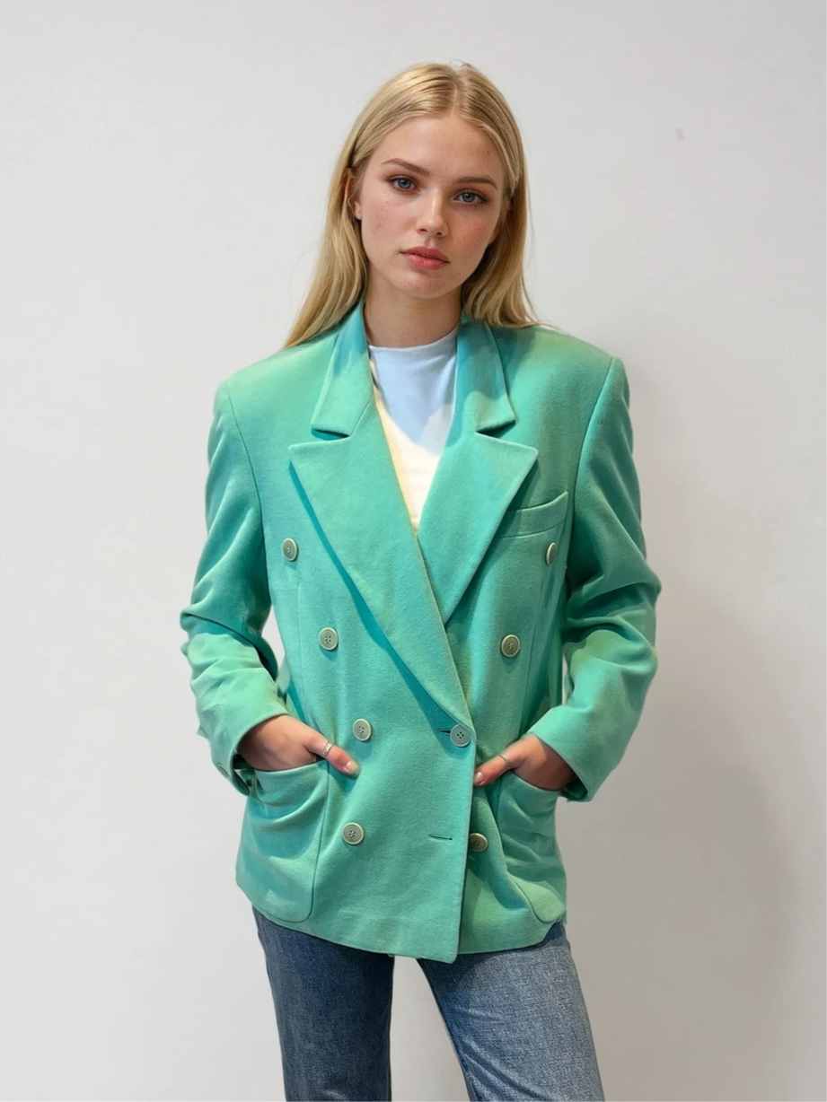 Escada Baby Blue Blazer