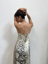 Load image into Gallery viewer, Cavalli Animal Printed Tank Backless Midi Dress
