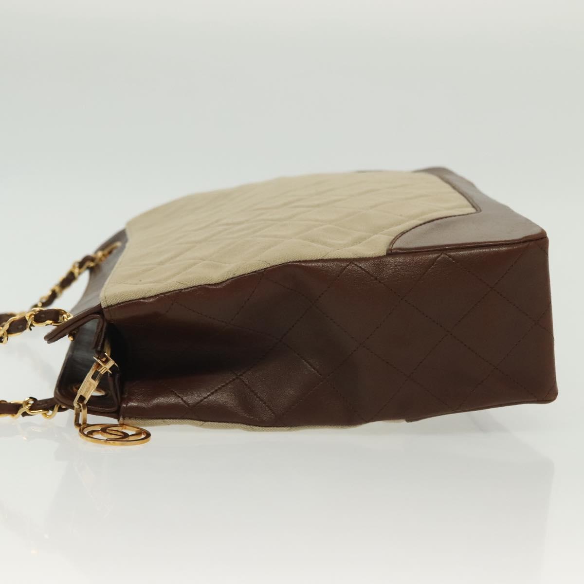 Chanel Tan & Brown Shoulder Bag