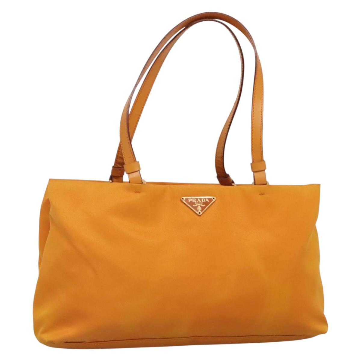 Prada Orange East West Shoulder Bag
