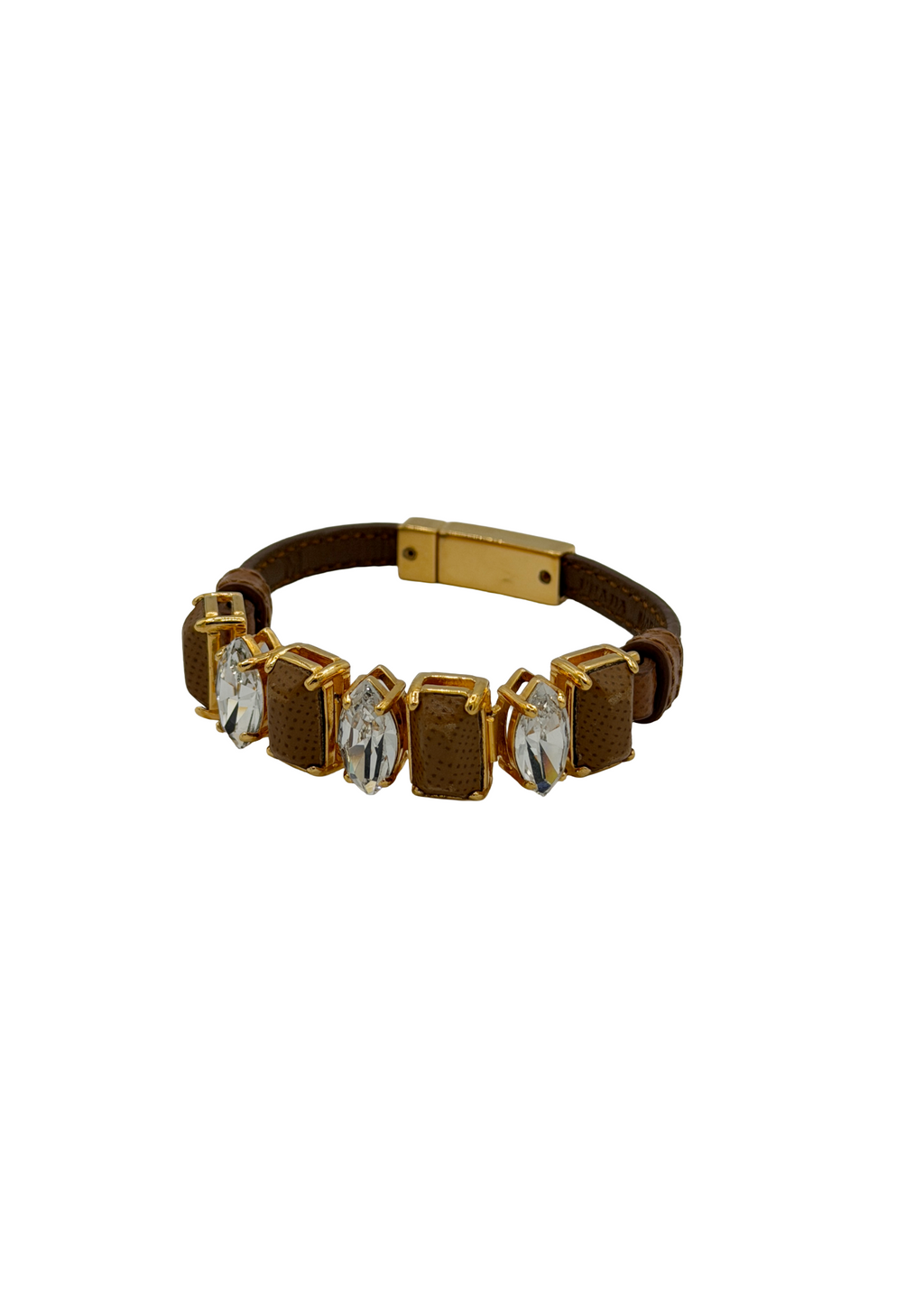 Prada Crystal Brown Bracelet
