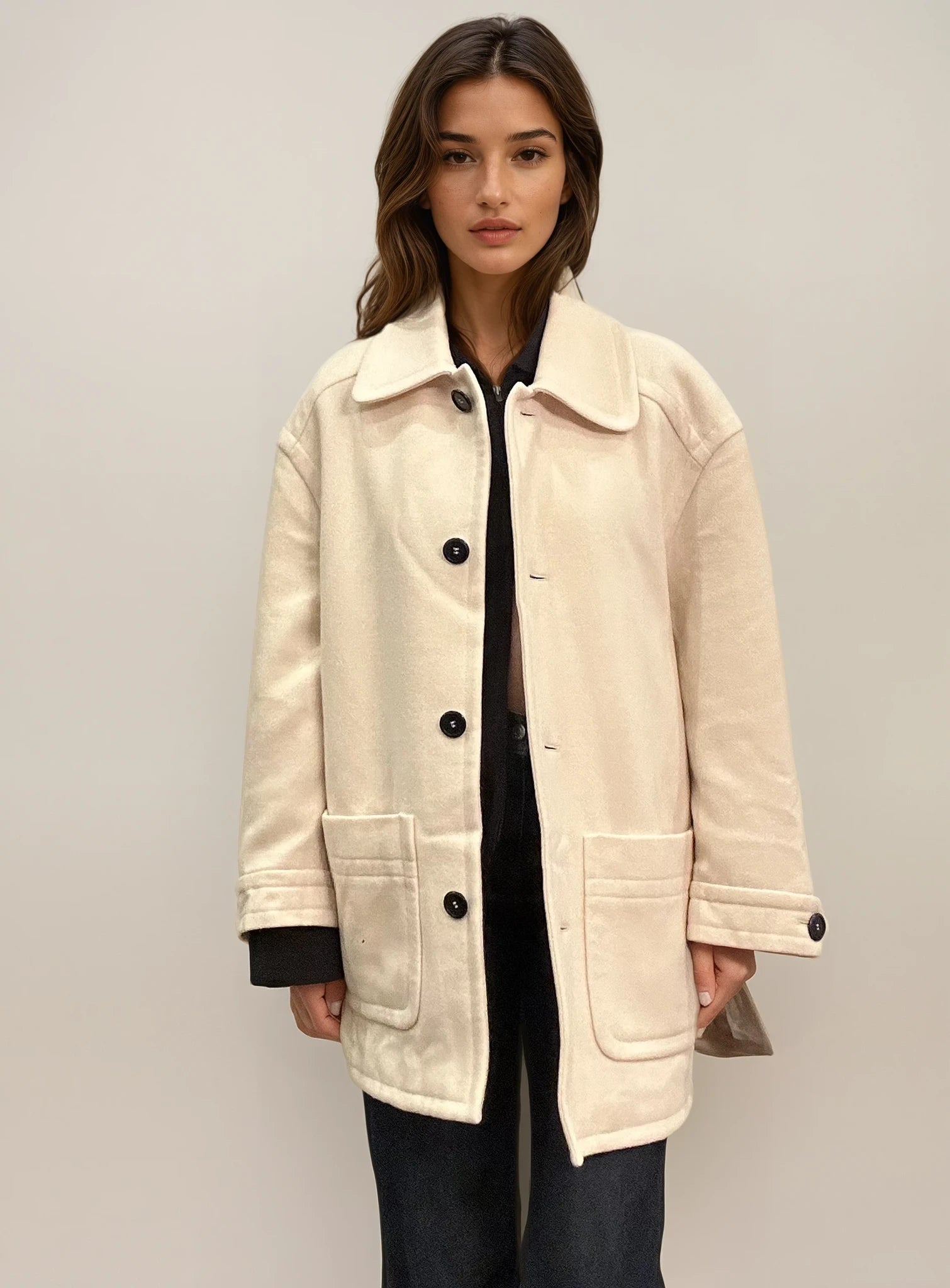 Escada Cream Coat