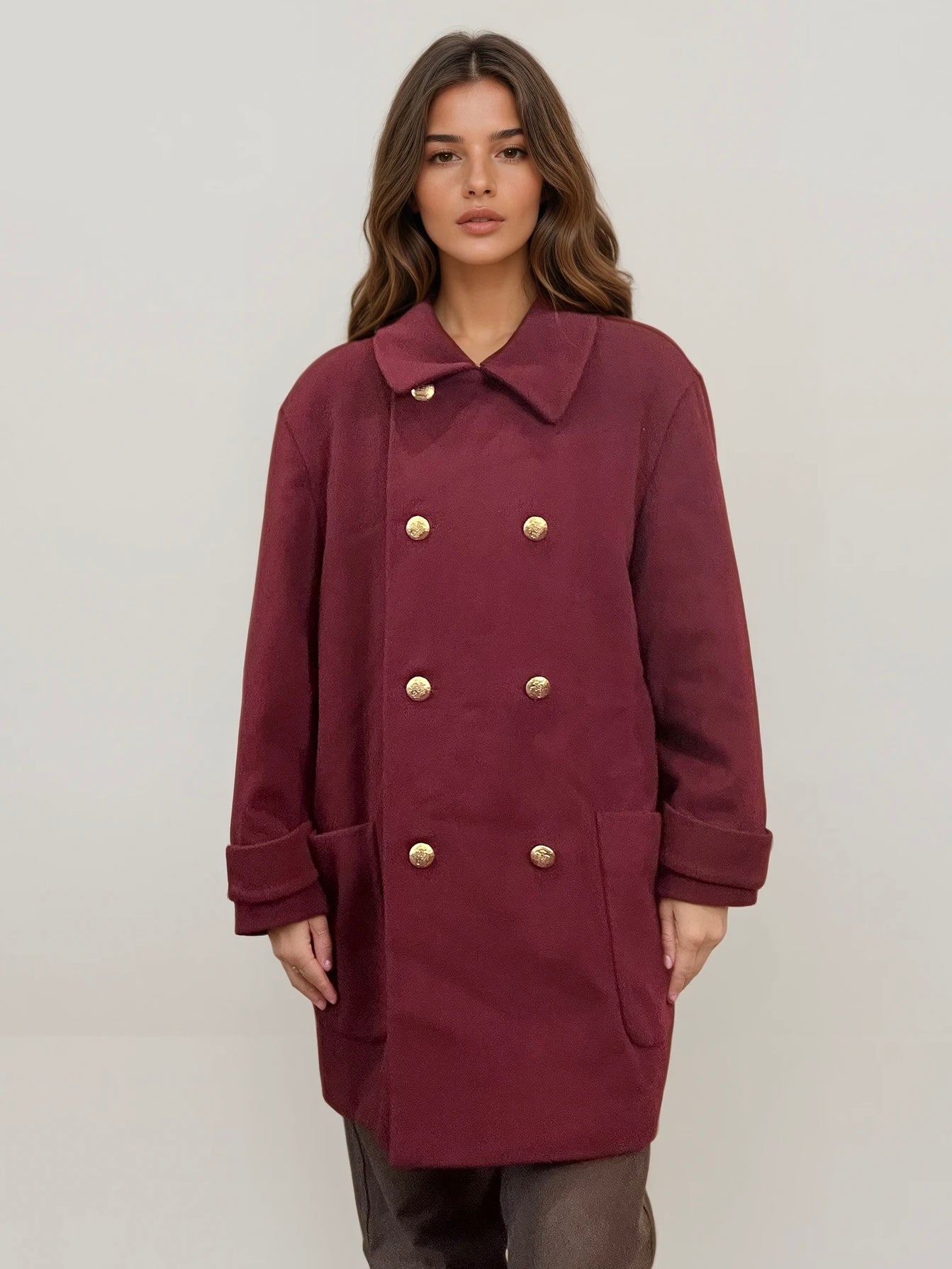 Escada Burgundy Coat