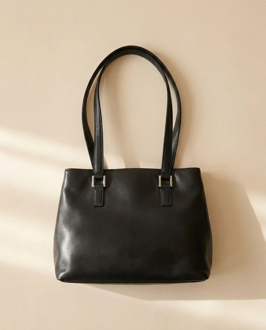 Chanel Black Leather Tote