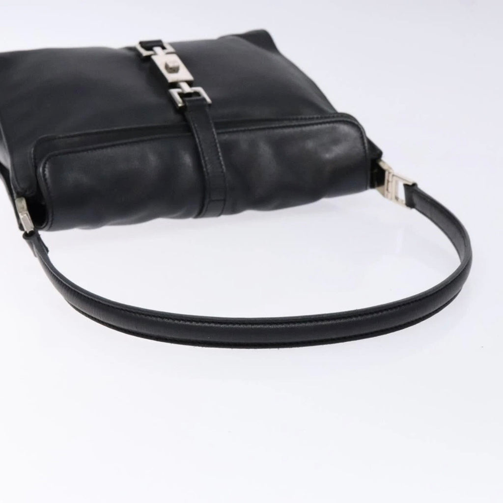 Gucci Black Leather Jackie