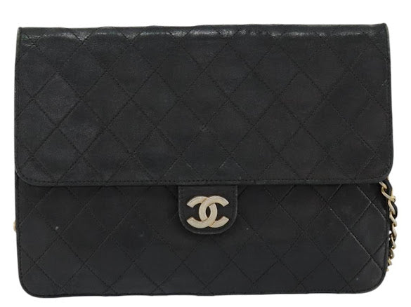 Chanel Black Leather Flap Bag