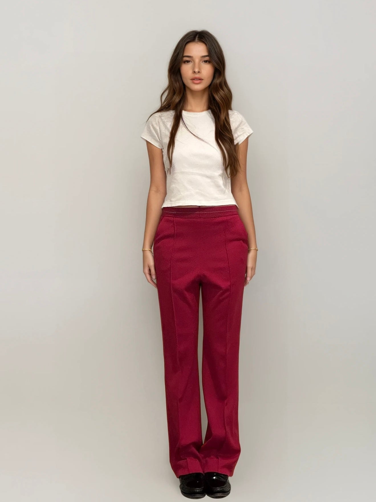 Prada Red Pants