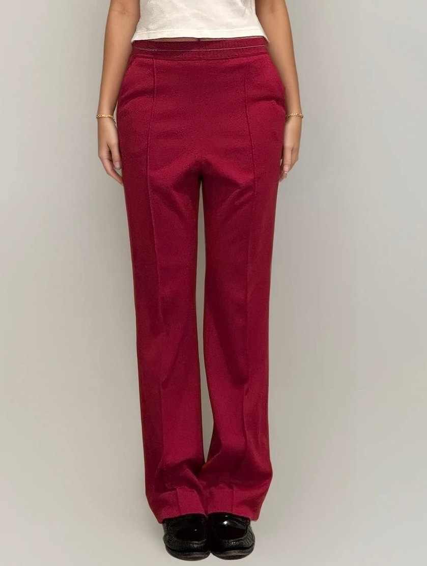 Prada Red Pants