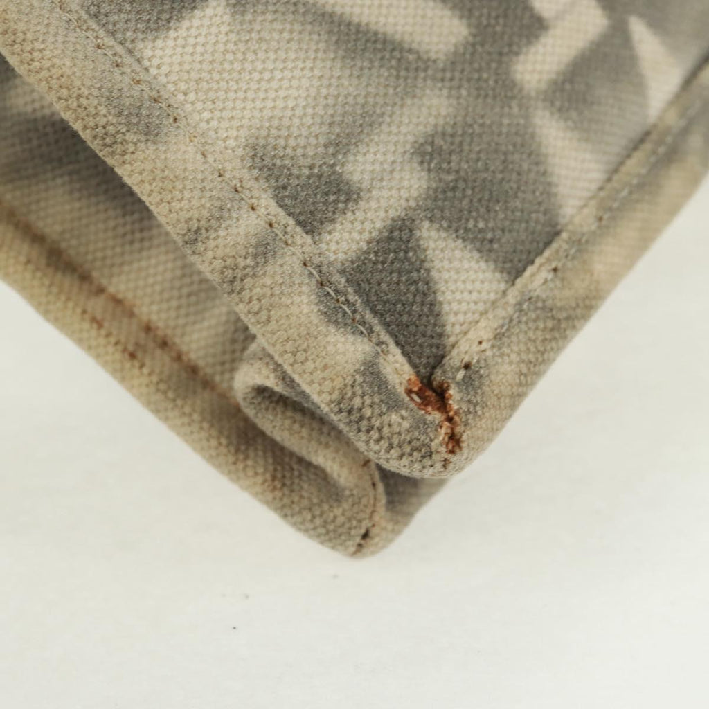 Chanel Grey Monogram Flap Clutch