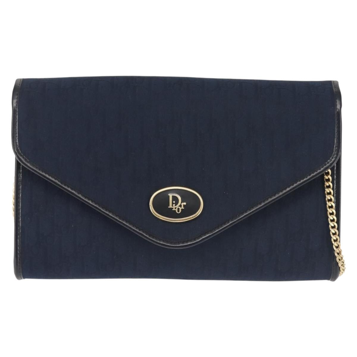 Dior Navy Trotter Shoulder Bag