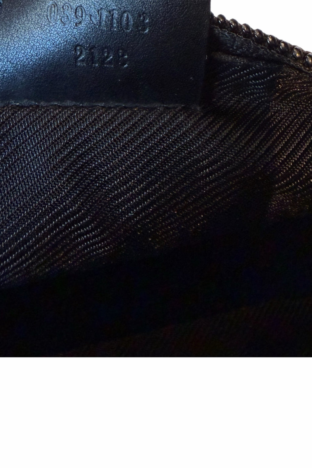 Gucci Navy Monogram Boat Pochette