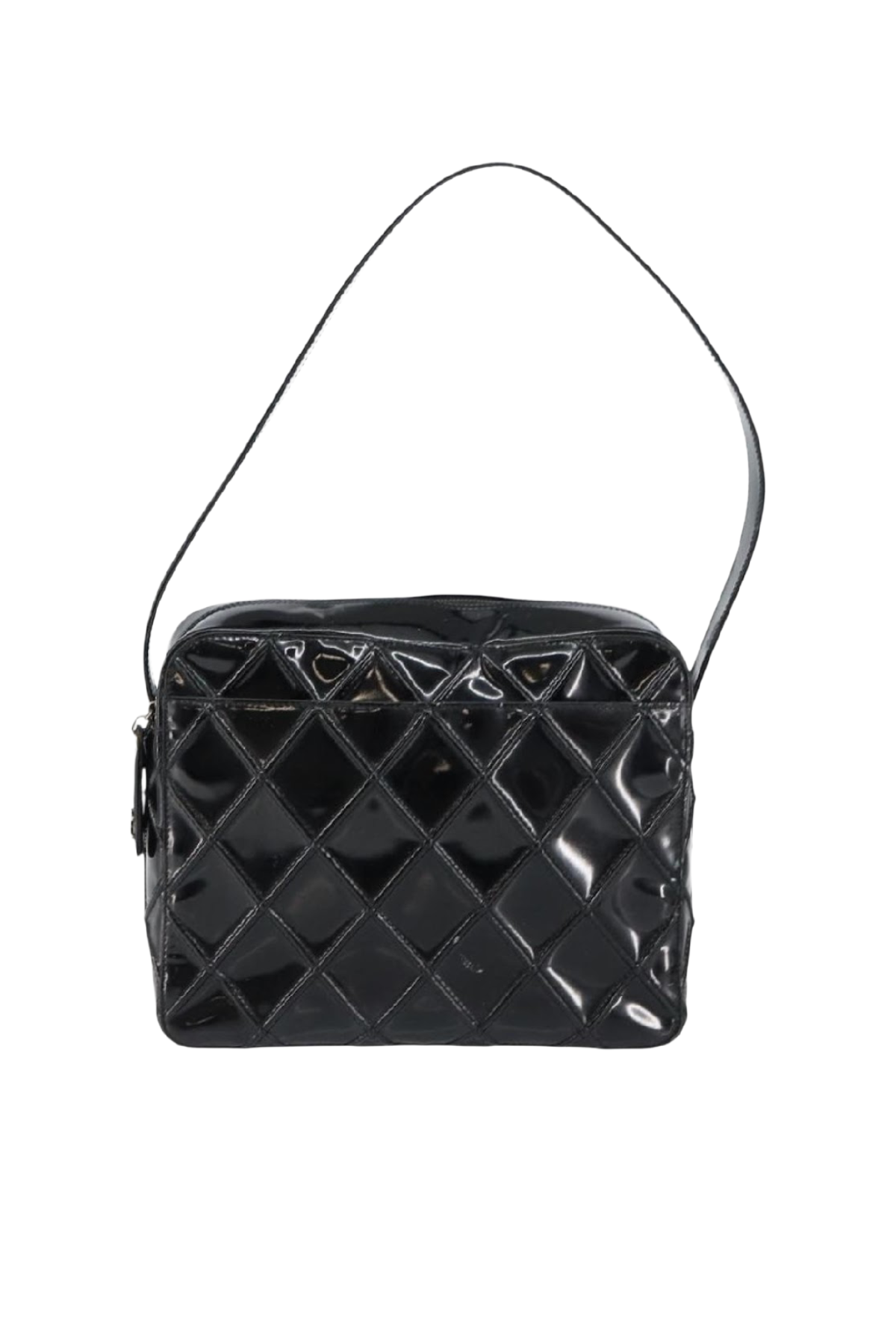 Chanel Black Patent Shoulder Bag