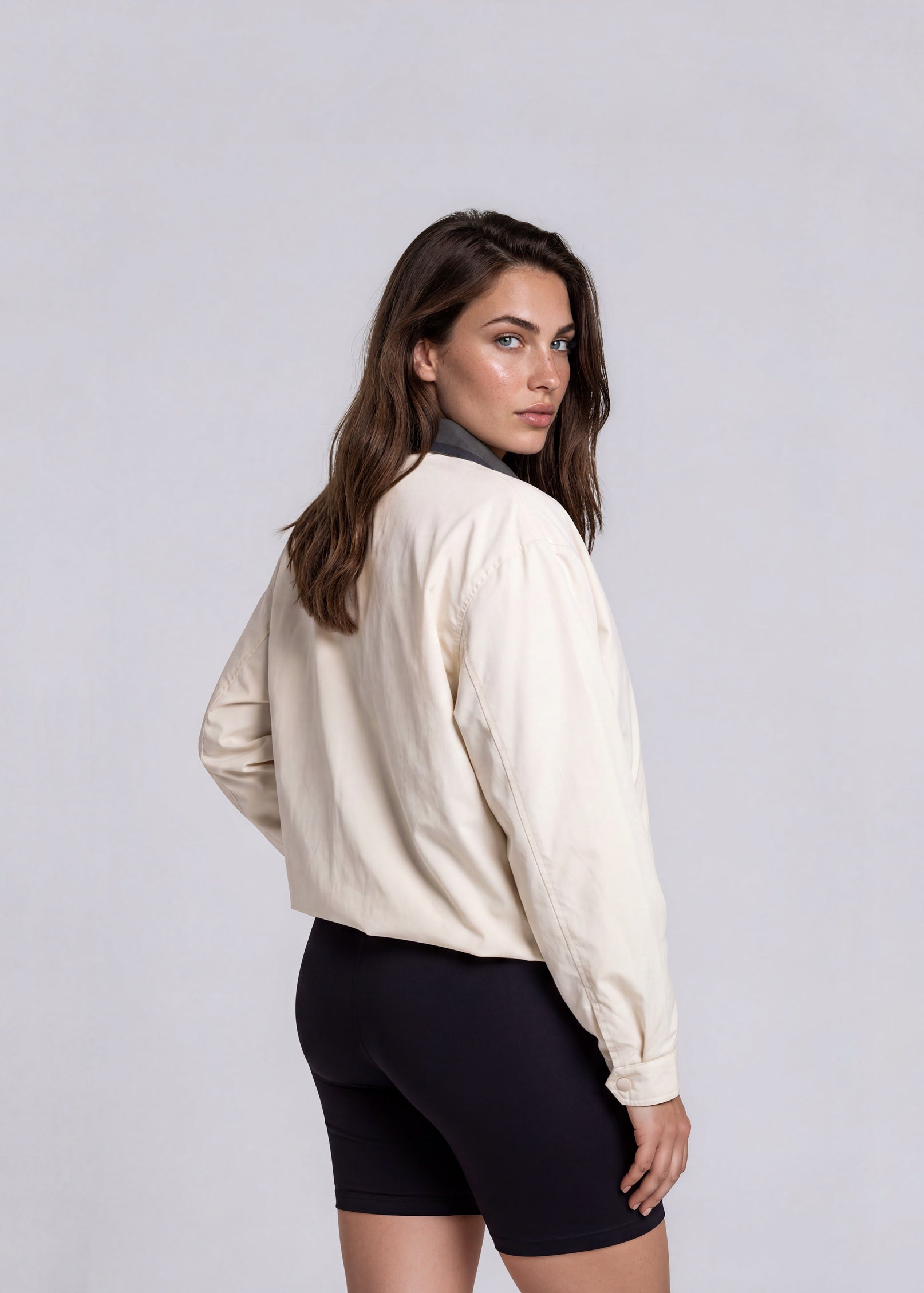 YSL Reversible Black and White Pocket Bomber