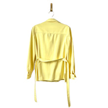 Load image into Gallery viewer, Givenchy Yellow Wrap Blazer
