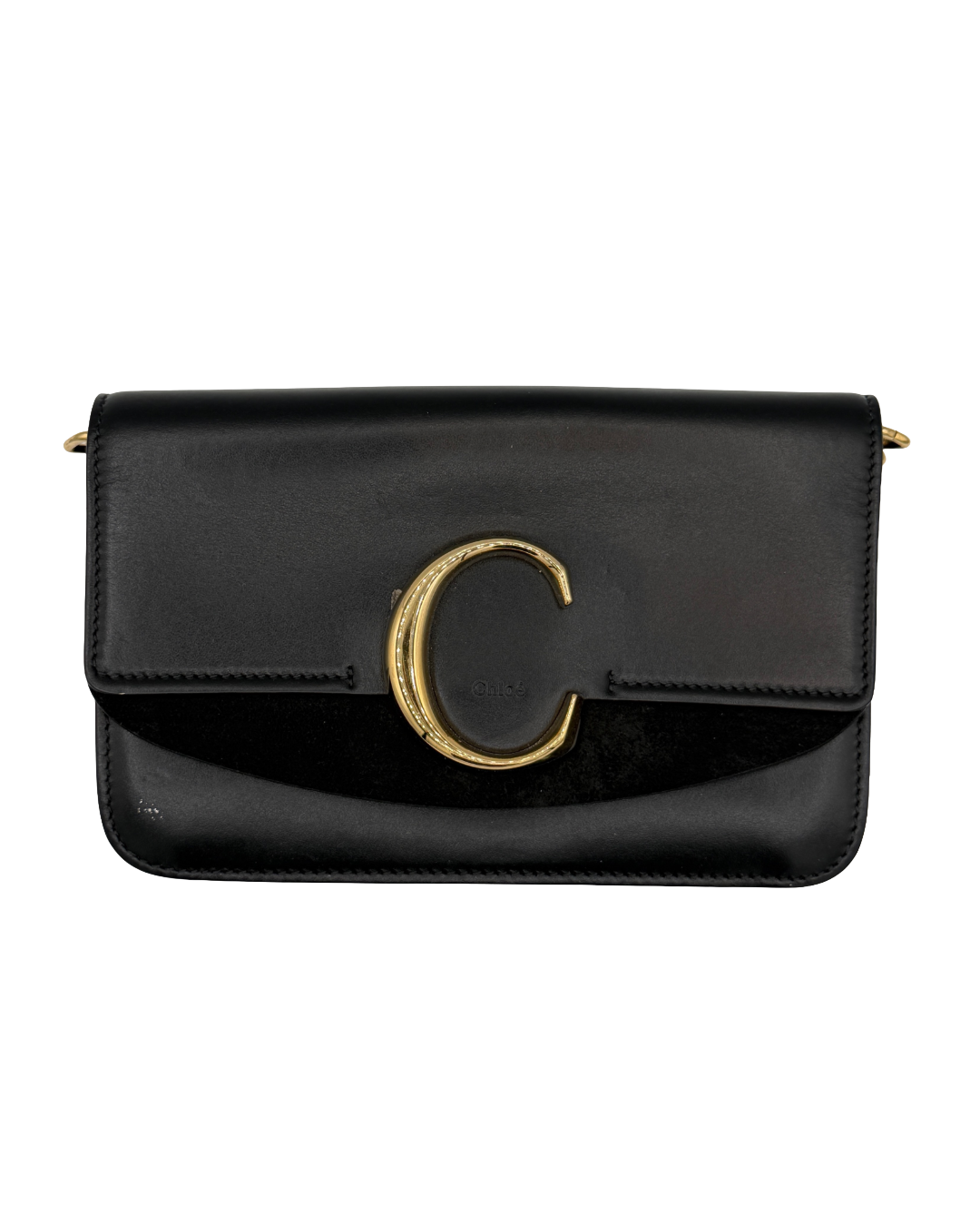 Chloe Black C Chain Handbag