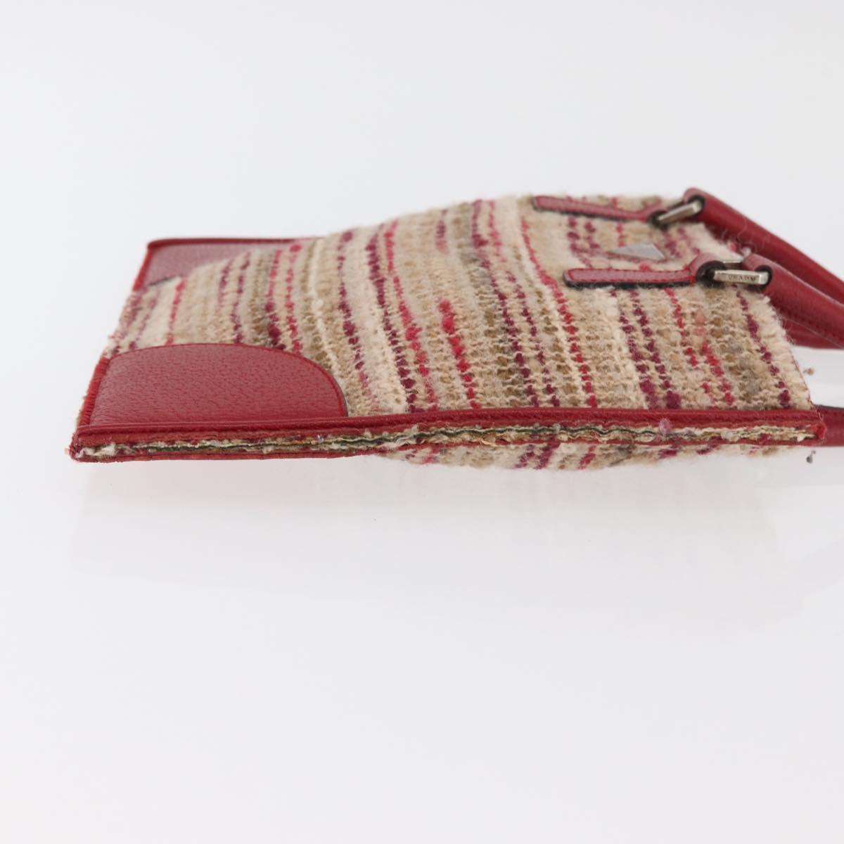 Prada Red Tweed Handbag