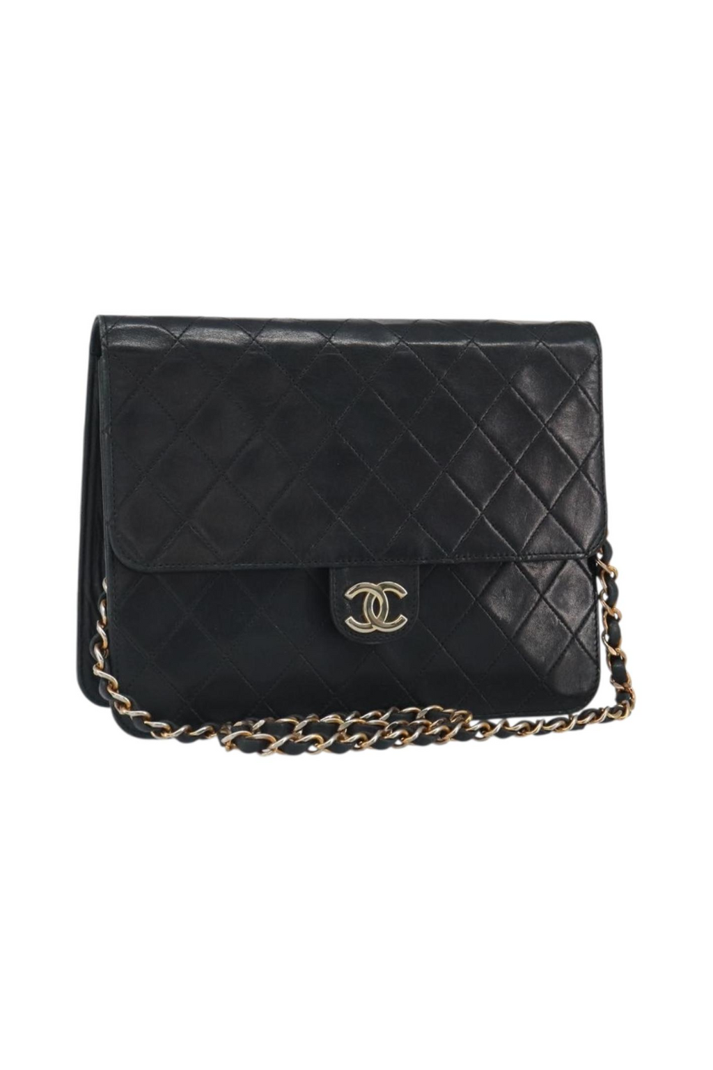 Chanel Black Quilted Leather Flap Bag