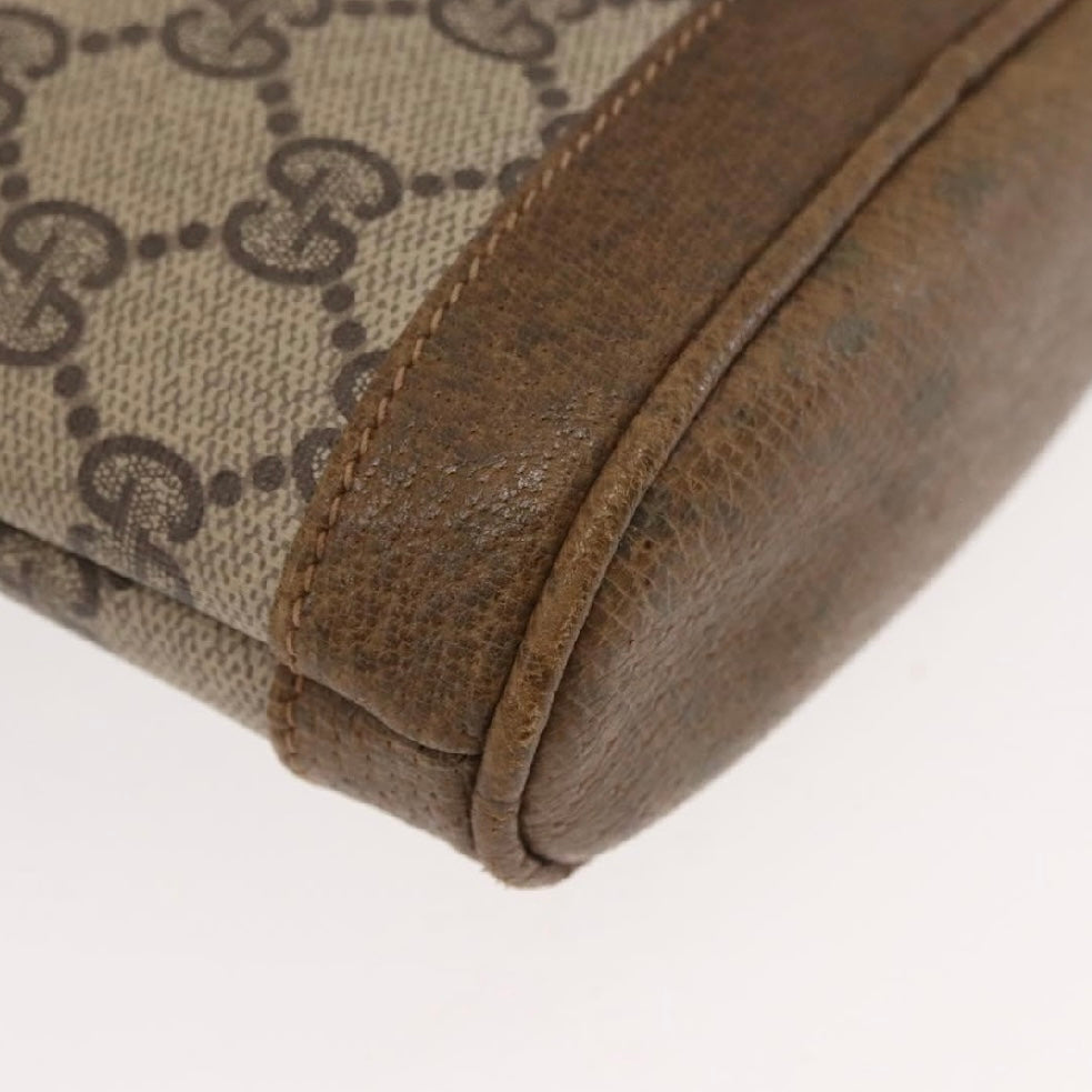 Gucci Brown Monogram Bucket Crossbody