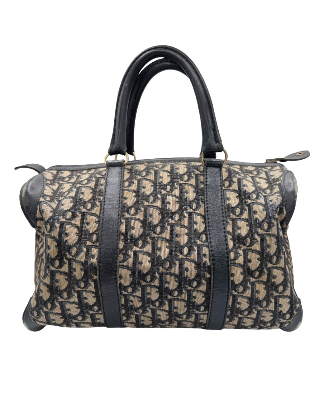 Dior Navy Trotter Boston Bag