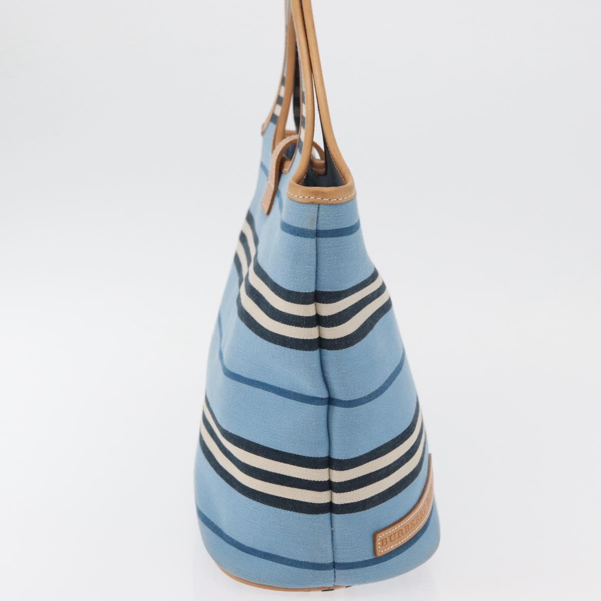 Burberry Blue Striped Handbag