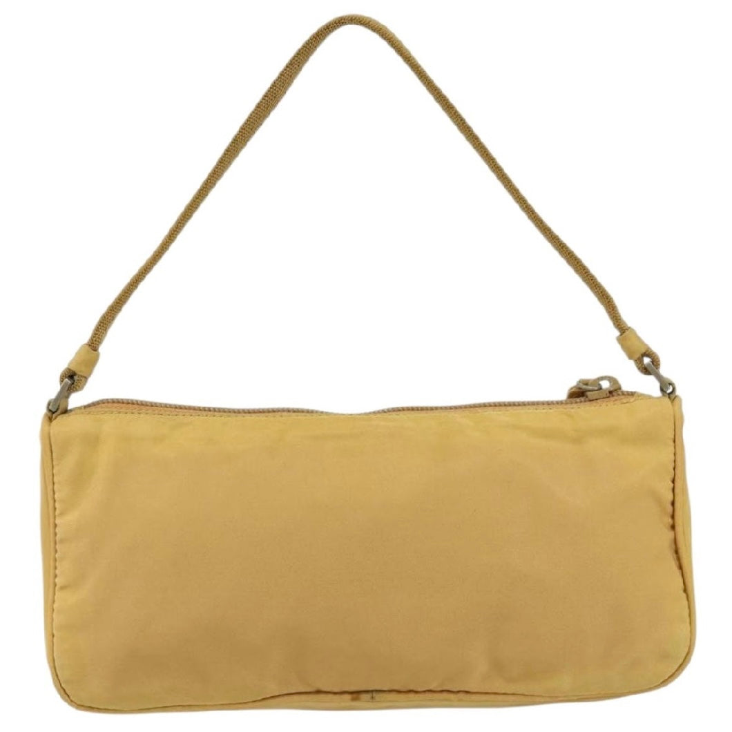 Prada Yellow Nylon Pochette