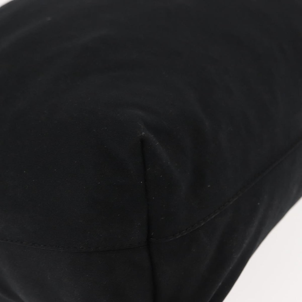 Fendi Black Nylon Baguette Tote