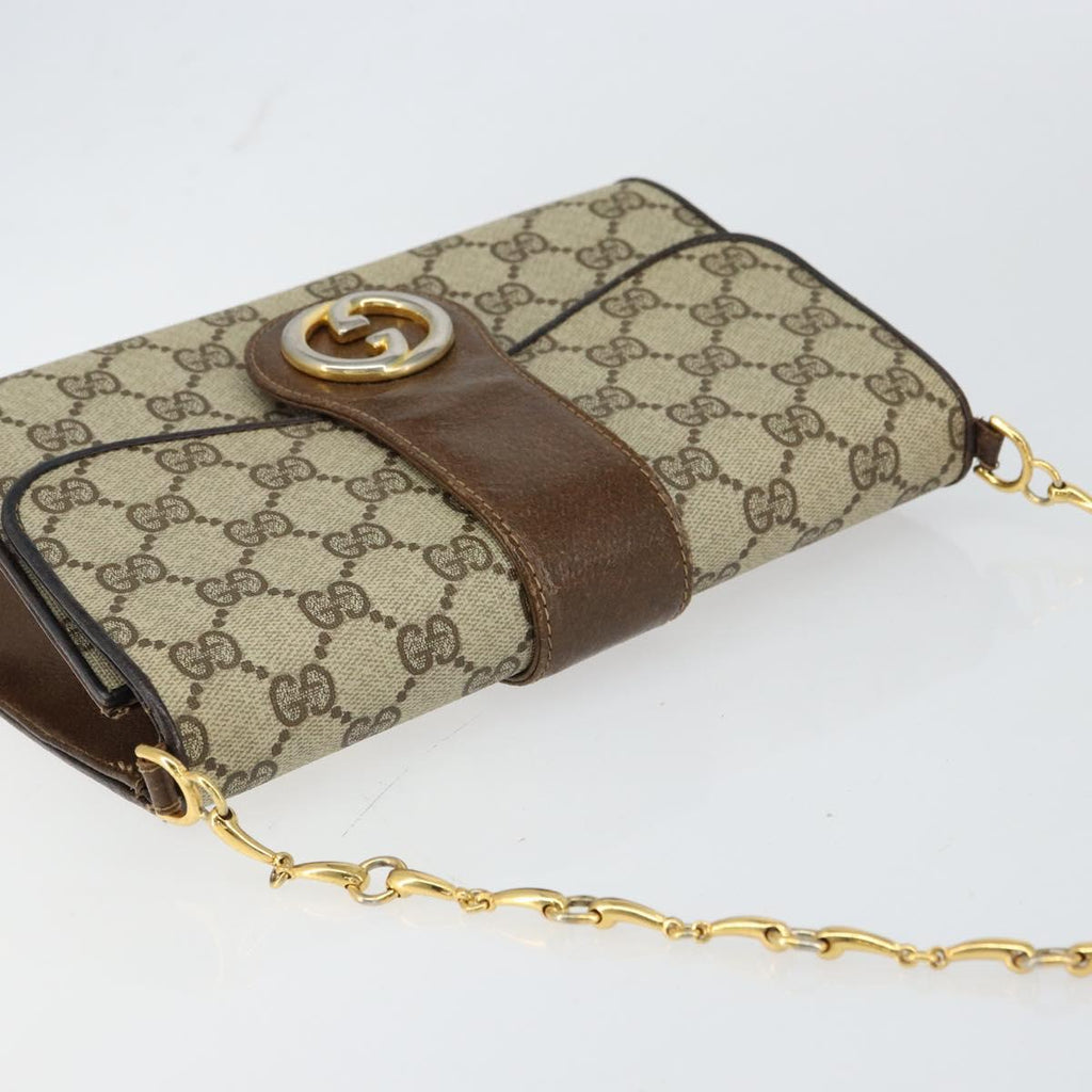 Gucci Brown Monogram Shoulder Bag