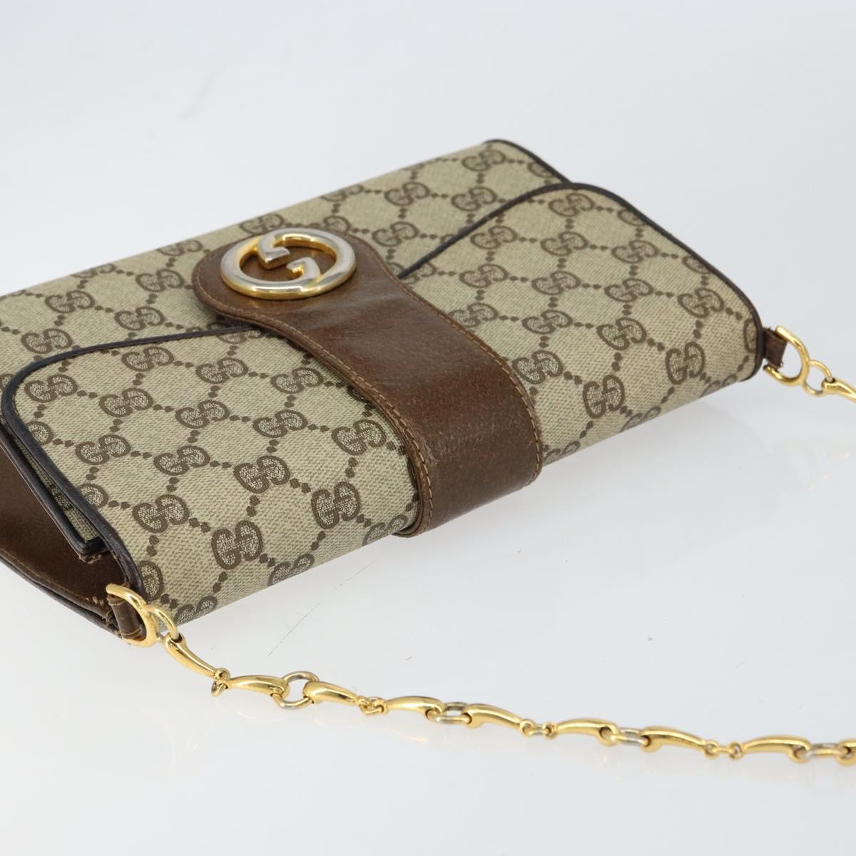 Gucci Brown Monogram Shoulder Bag