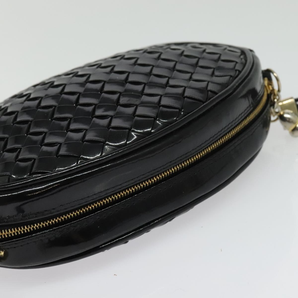 Bottega Veneta Black Patent Crossbody