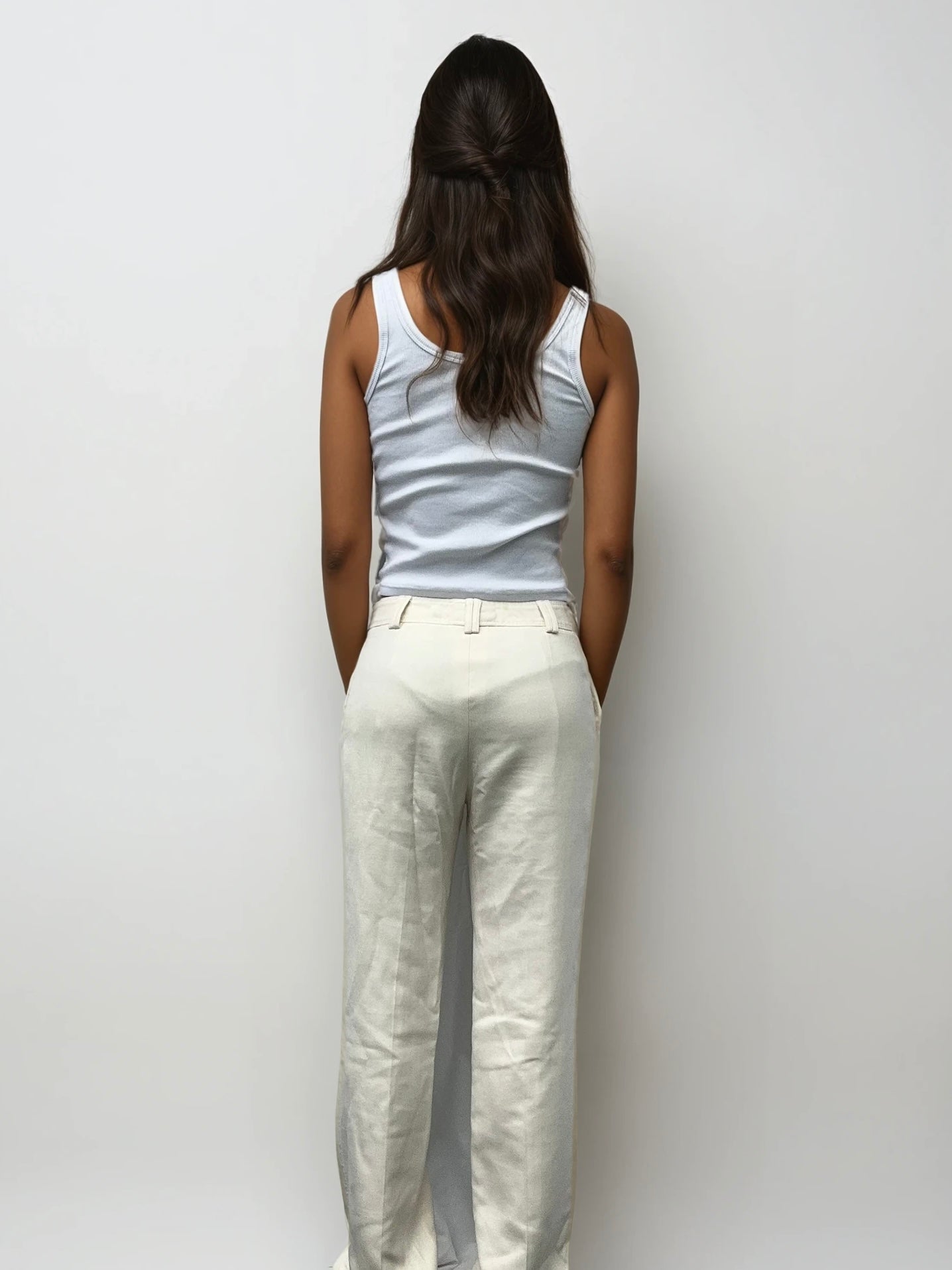 Saint Laurent Cream Pants