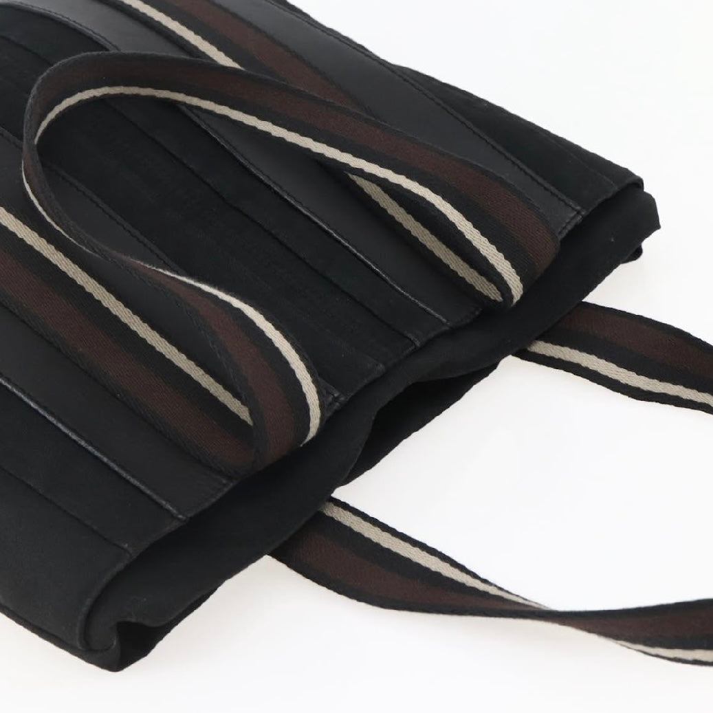 Hermès Black and Brown Tote