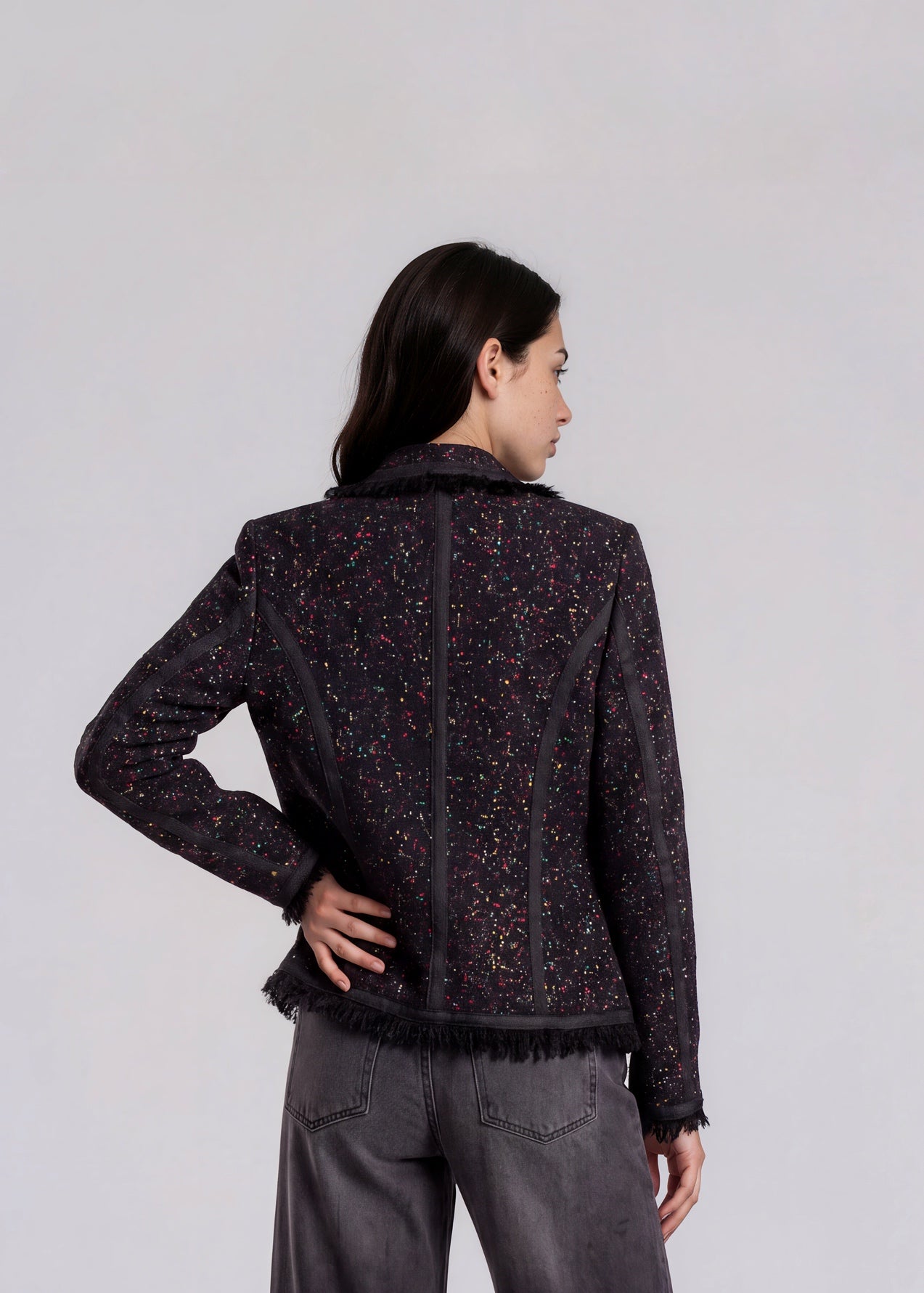 Escada Confetti Tweed Blazer