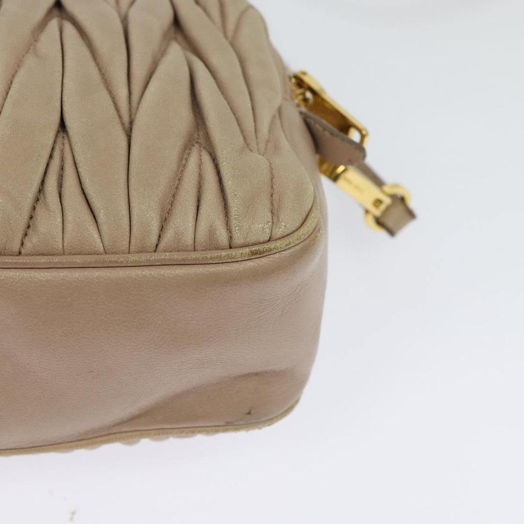Miu Miu Nude Shoulder Bag