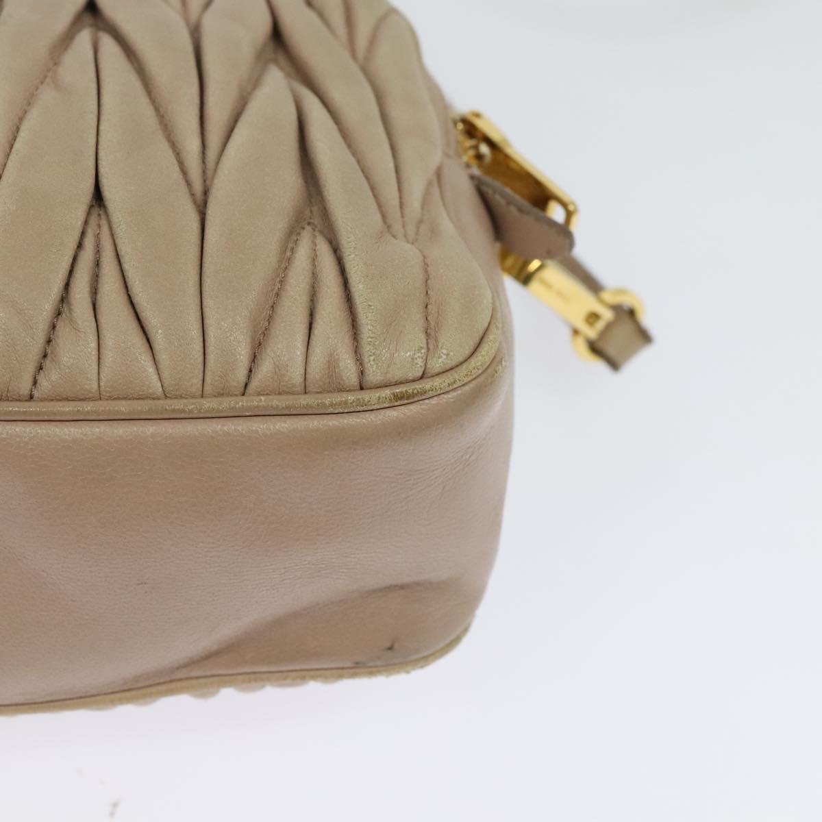 Miu Miu Nude Shoulder Bag