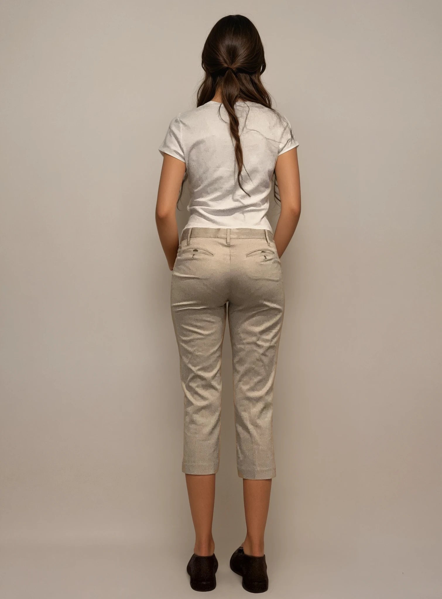 Barbara Bui Cream Capris