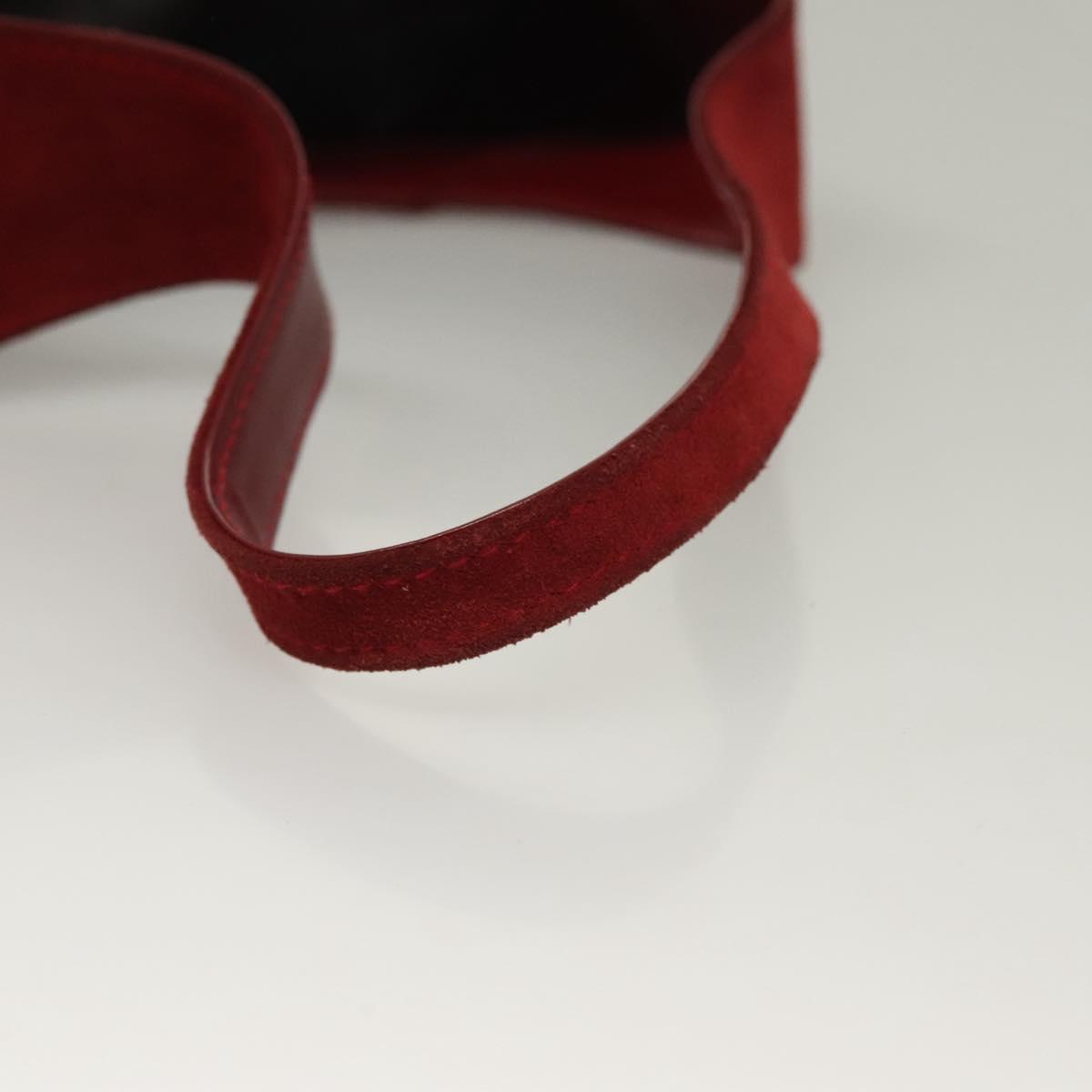 Gucci Tom Ford Red Suede Shoulder Bag
