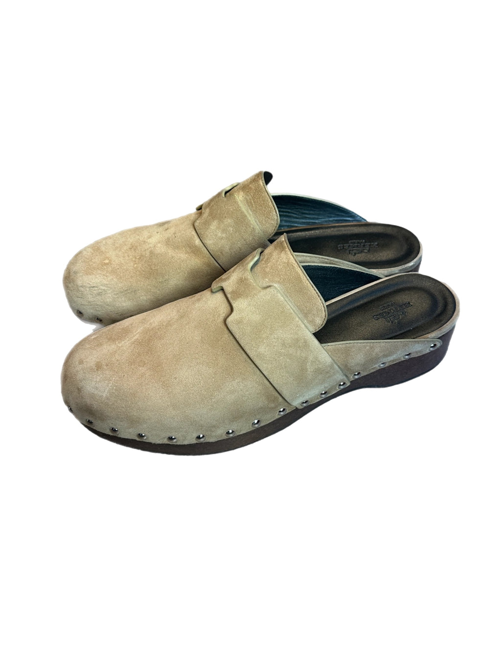 Hermes Suede Mule Clogs