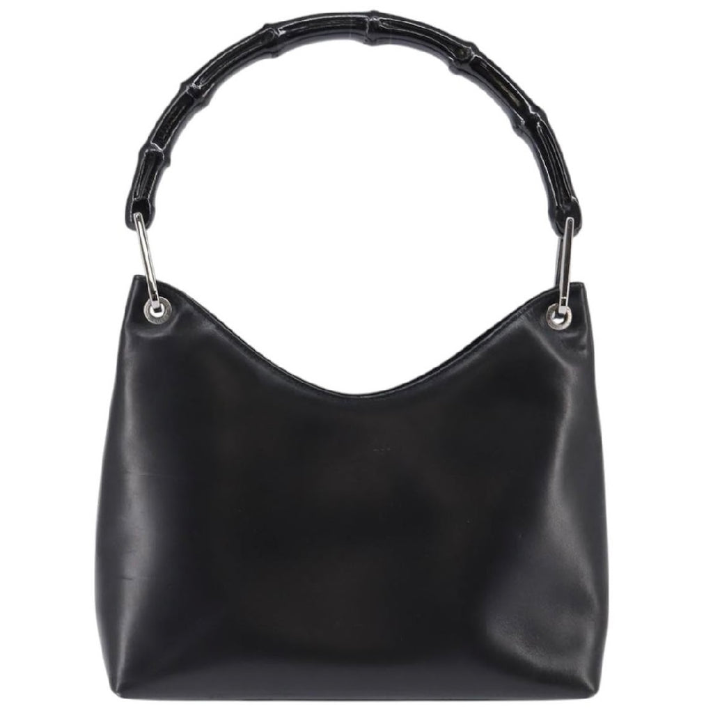 Gucci Black Bamboo Shoulder Bag