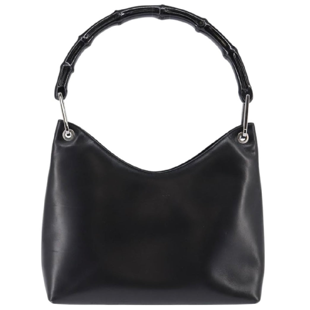Gucci Black Bamboo Shoulder Bag