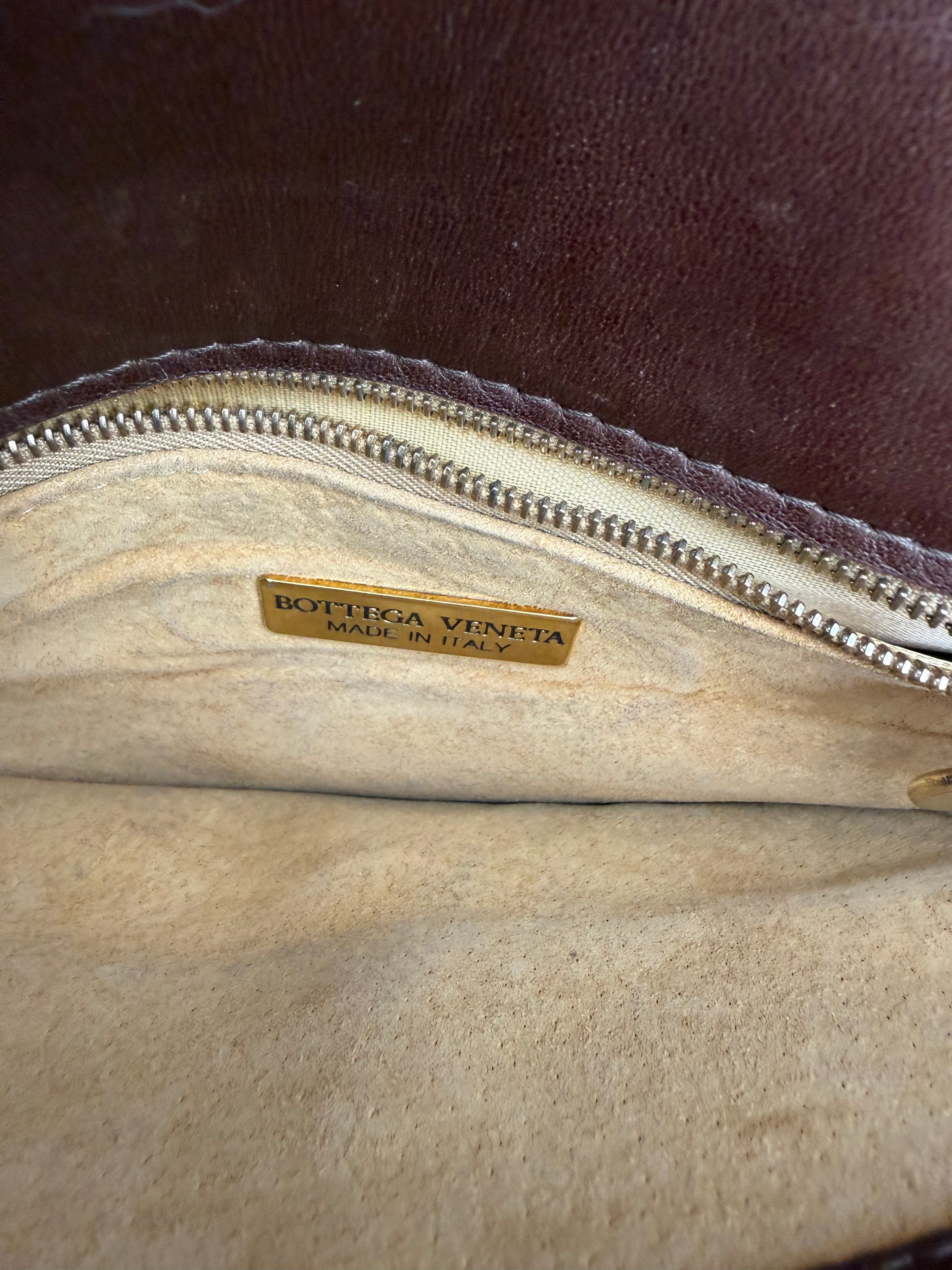 Bottega Veneta Brown Leather Crossbody