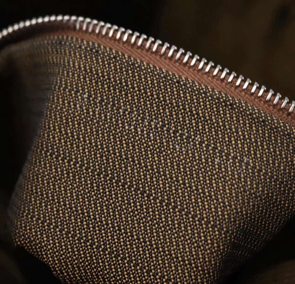 Fendi Brown Canvas Baguette
